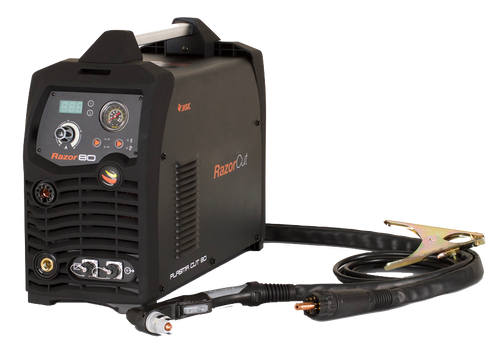 Razor Cut 80 Amp Multiple Input Plasma Cutter with J100XCM Machine Torch