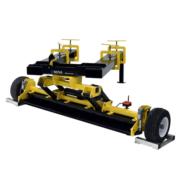 Nova Fork Lift Mounted 74" Magnetifc Sweeper - Tracking Suspension, Automatic Clean