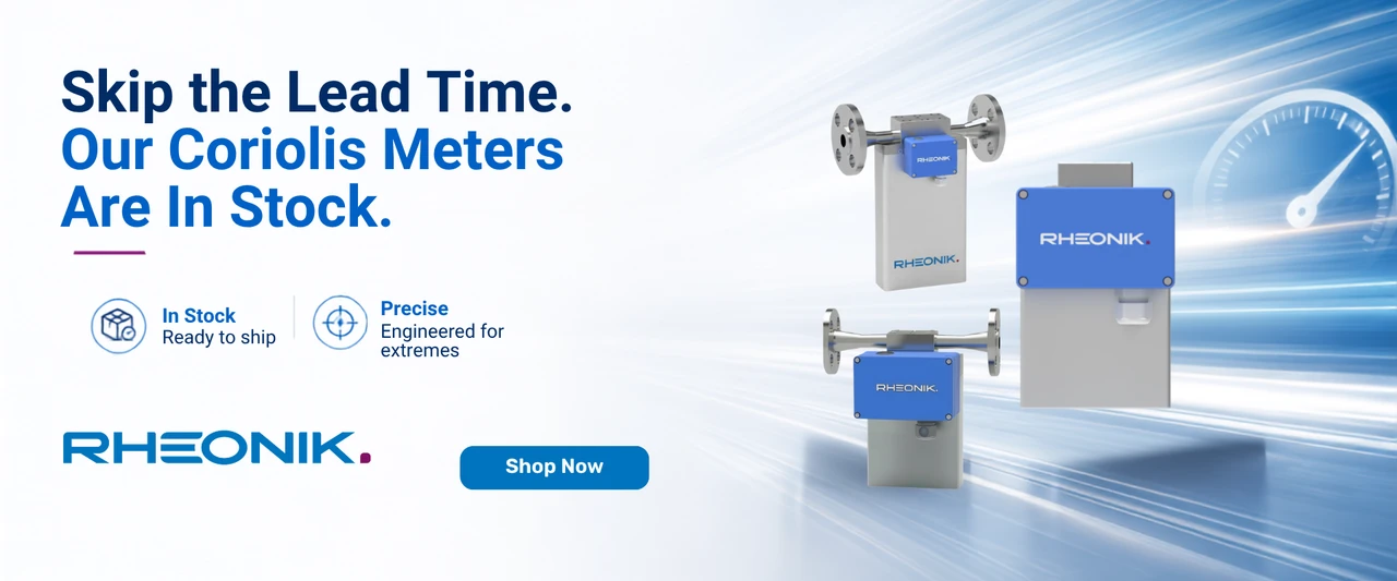 In-Stock Rheonik Meters | Home Page Hero Image
