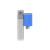 RHM 015 - 1/4" Connection Size Standard Sensor | Side View