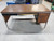 Vintage Mid Century 1960's 1970's Lehigh Leopold 32D x 61W Desk with Chrome Legs