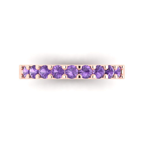 0.63 cttw 2.6mm Round-Cut Stackable Wedding Band