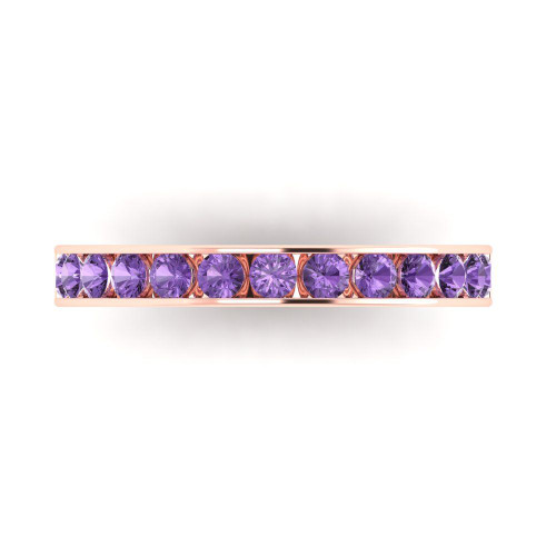 2.0mm Round-Cut Stackable Wedding Band
