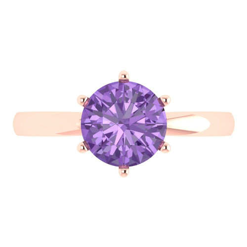 2 cttw Round-Cut Solitaire Engagement Ring — Design 50+122+271