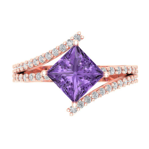 2.3075 cttw Princess-Cut Solitaire Engagement Ring