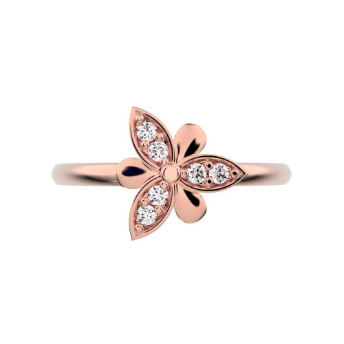 0.06 cttw Round-Cut Ring