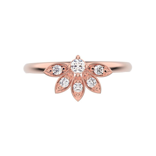 0.105 cttw Round-Cut Ring