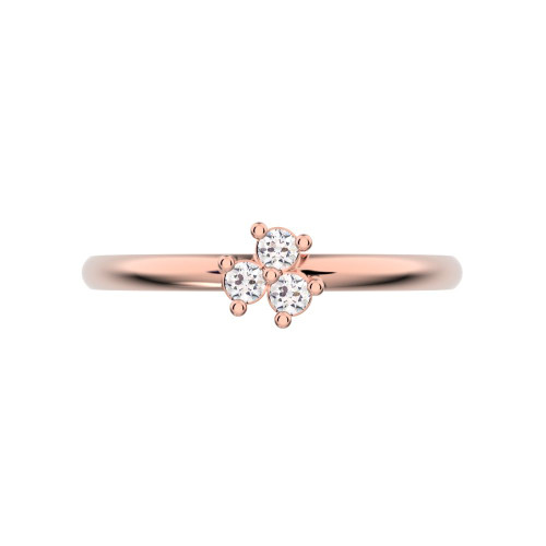0.045 cttw Round-Cut Cluster Ring — Design G1159+G1160+G1161