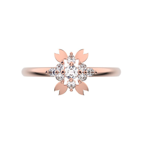 0.115 cttw Round-Cut Halo Engagement Ring — Design G1222+G1223+G1224
