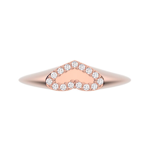 0.075 cttw Round-Cut Cluster Ring