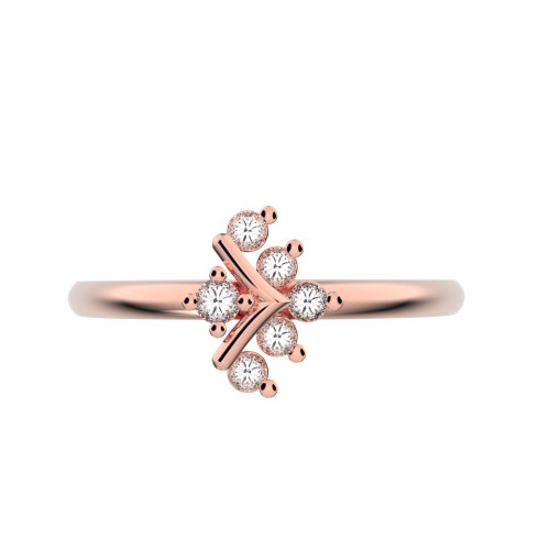 0.09 cttw Round-Cut Halo Engagement Ring — Design G1555+G1556+G1557