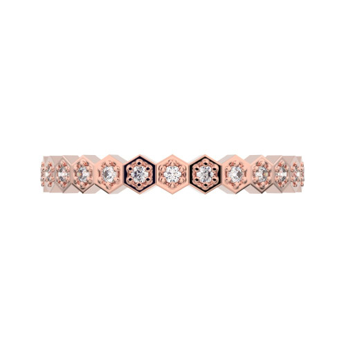 0.13 cttw Round-Cut Eternity Wedding Band — Design G163+G164+G165