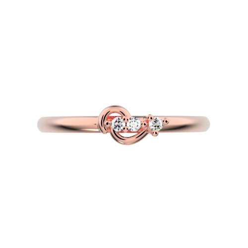 0.03 cttw Round-Cut Ring — Design G1636+G1637+G1638