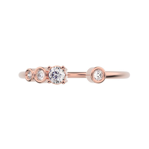0.13 cttw Round-Cut Wedding Band — Design G1651+G1652+G1653