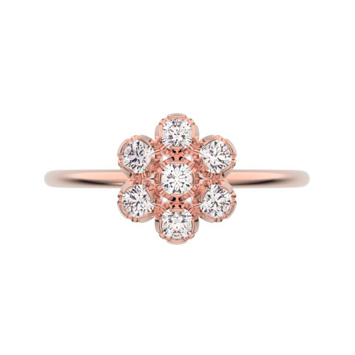 0.21 cttw Round-Cut Halo Engagement Ring — Design G1741+G1742+G1743