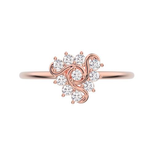0.15 cttw Round-Cut Halo Engagement Ring — Design G1774+G1775+G1776