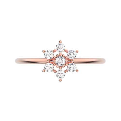 0.18 cttw Round-Cut Halo Engagement Ring — Design G1807+G1808+G1809