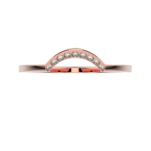 0.045 cttw Round-Cut Wedding Band — Design G2098+G2099+G2100