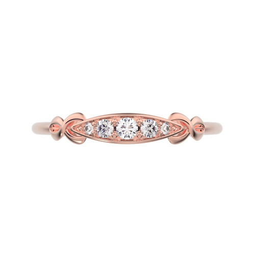 0.085 cttw Round-Cut Wedding Band