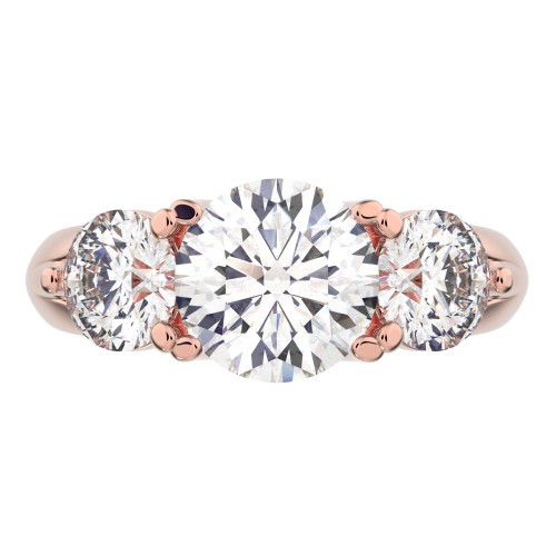 2.2 cttw Round-Cut Vintage Engagement Ring