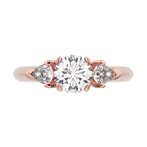 1.02 cttw Round-Cut Vintage Engagement Ring