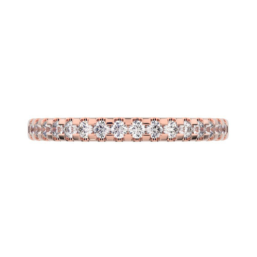 0.24 cttw Round-Cut Vintage Wedding Band
