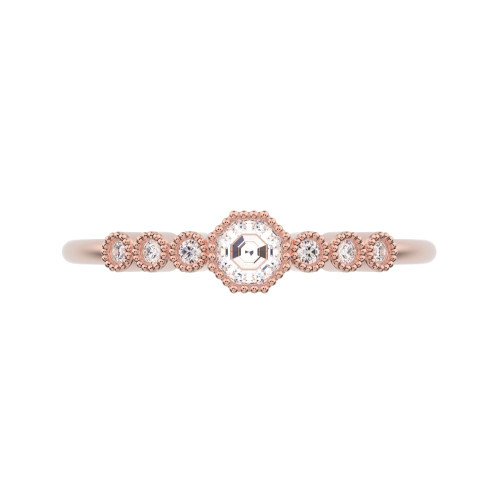 0.225 cttw Solitaire Engagement Ring with Accents