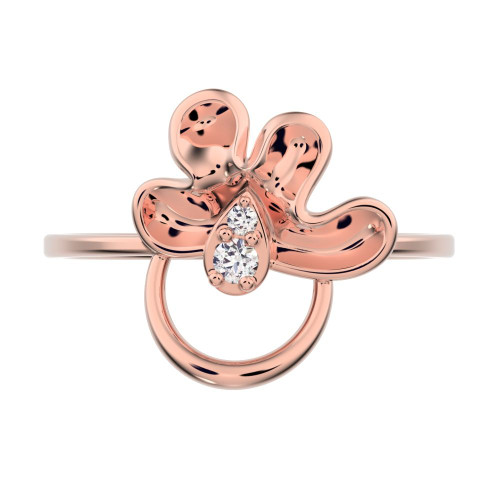 0.04 cttw Round-Cut Ring — Design G625+G626+G627