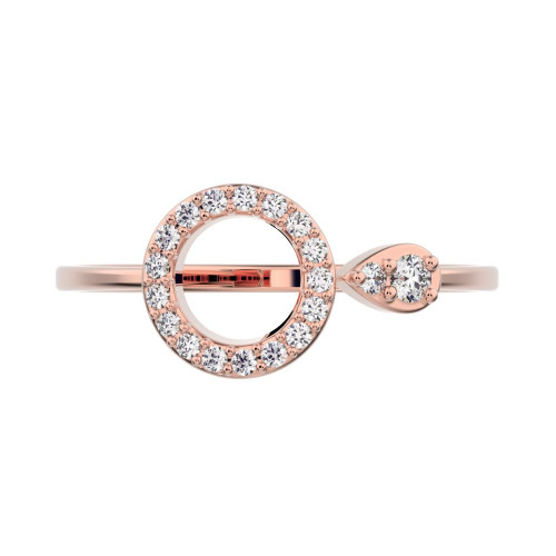 0.125 cttw Round-Cut Ring