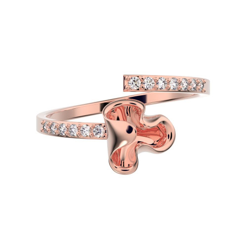0.13 cttw Round-Cut Ring