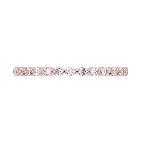 0.255 cttw Round-Cut Eternity Wedding Band