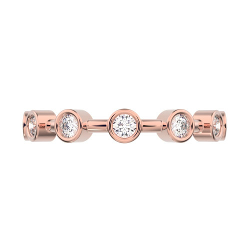 0.28 cttw Round-Cut Vintage Wedding Band
