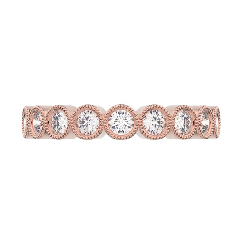 0.54 cttw Round-Cut Eternity Wedding Band