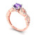 1.42 cttw Round-Cut Solitaire Engagement Ring with Accents — Design 134