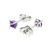0.5 cttw 4.0mm Round-Cut Stud Earrings — Design E022
