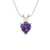 0.5 cttw 5mm Heart-Cut Solitaire Pendant Necklace — Design 184+186+864