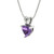 0.5 cttw 5mm Heart-Cut Solitaire Pendant Necklace — Design 184+186+864