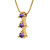 0.21 cttw Round-Cut Pendant Necklace