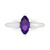 Marquise-Cut Solitaire Engagement Ring