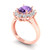 Oval-Cut Halo Engagement Ring