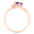 0.87 cttw Round-Cut Three-Stone Engagement Ring