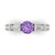 2.33 cttw Round-Cut Three-Stone Engagement Ring