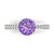 2.21 cttw Round-Cut Solitaire Engagement Ring with Accents