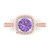1.335 cttw Round-Cut Solitaire Engagement Ring with Accents