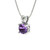 0.5 cttw Round-Cut Solitaire Pendant Necklace — Design 710+716+722