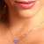 1.5 cttw Round-Cut Solitaire Pendant Necklace — Design 712+718+726