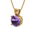 1.5 cttw Round-Cut Solitaire Pendant Necklace — Design 712+718+726