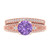 2.095 cttw 7.5mm Round-Cut Solitaire with Accents Bridal Set — Design 811+812