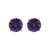 7.5mm Round-Cut Stud Earrings