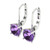 7.5mm Round-Cut Drop Earrings